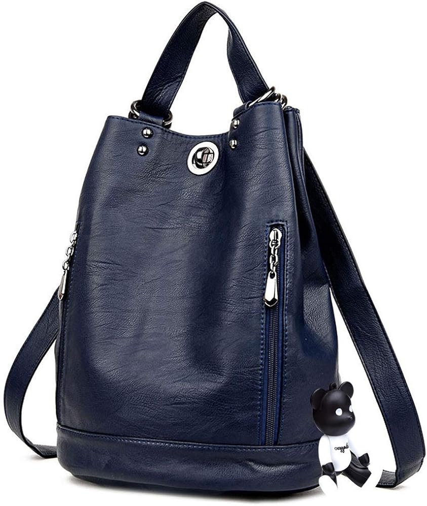 AINUOEY Mujer Bolsos Mochila Casual Bandolera Marca Mediano Antirrobo Italianos PU Cuero 76620 1 piezas