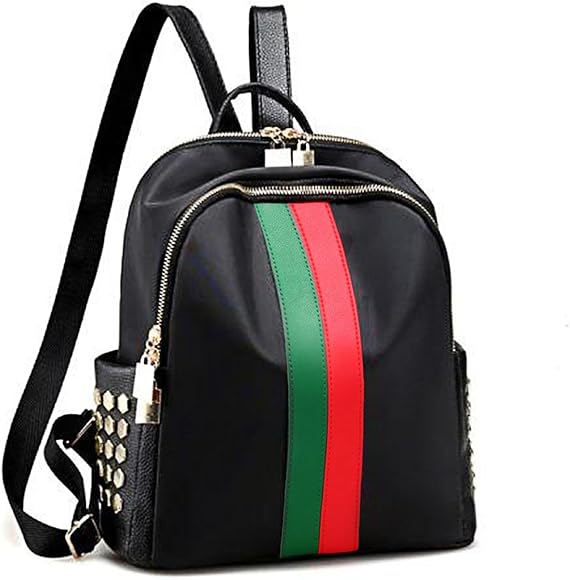 Bolsos Mochila Mujer, Antirrobo Impermeable Nylon Pequeña Mochilas Negro Bolso Casual para Mujer de Viaje Tela Bolsa, Mujeres Urbanas Compras Mano Bolsas y Juvenil Chica Mini Bag