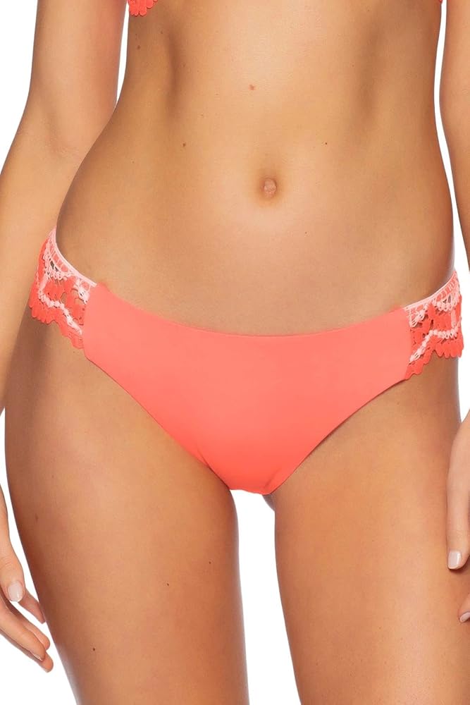 Delilah Avery American Tab Side Bottoms Coral Crush LG