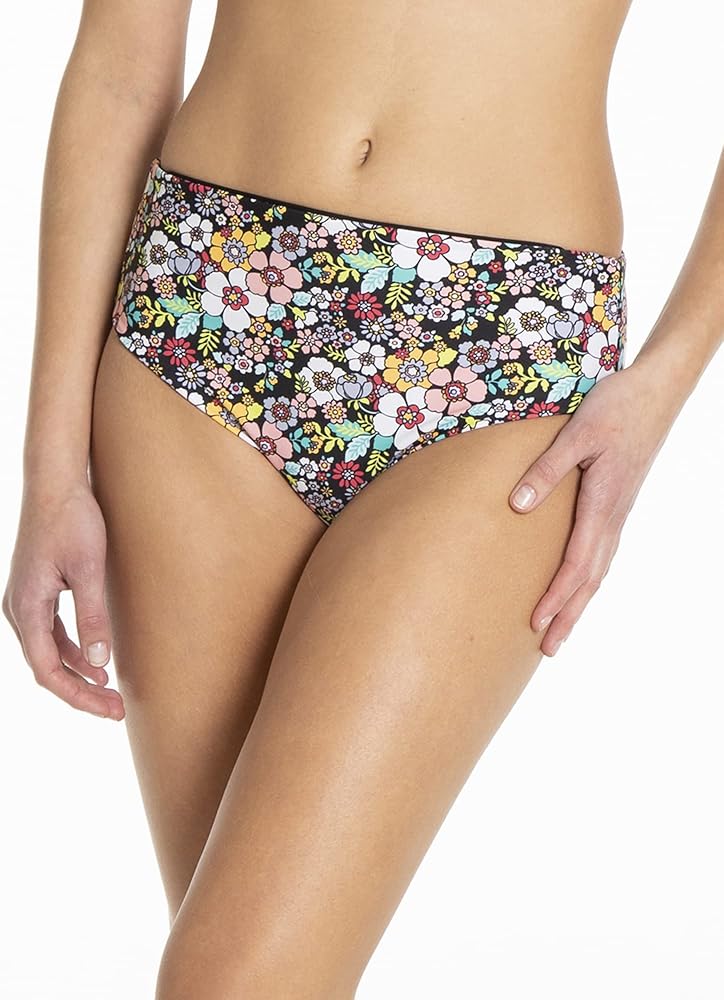 Cyn & Luca Women's Standard Retro Floral High Waist