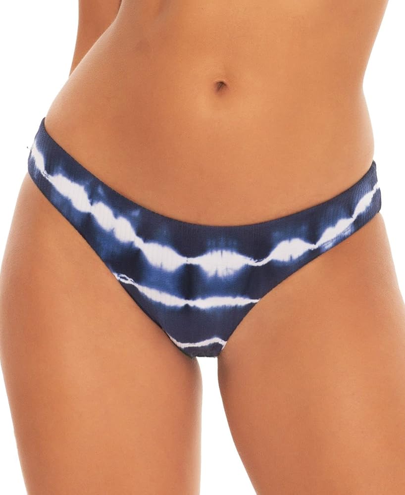 Becca by Rebecca Virtue Women's Adela Tie Dye Hipster Bikini Bottom Marina XS