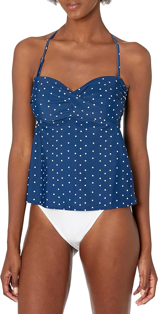 Catalina Women's Standard Plus Twist Bandeau Tankini