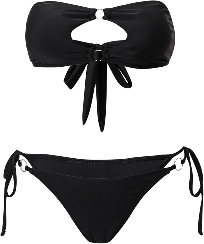 Slit Bikini Swimsuit Women Strap Outlet 1 Line Shoulder Spas Breast