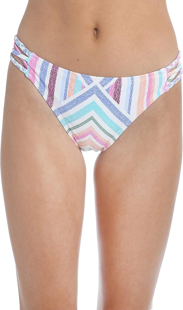 Hobie Women's Standard Strappy Hipster Bikini Swimsuit Bottom