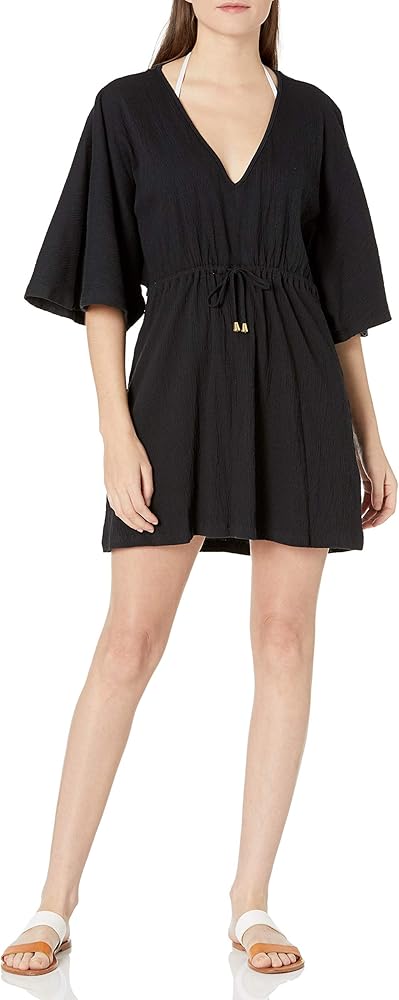 Maxine Of Hollywood Women's Kimono Tunic Swim Cover Up