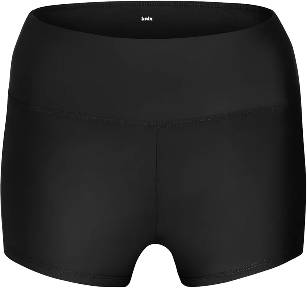 KNIX Leakproof Hip Hugger Swim Bottom, Black, Small