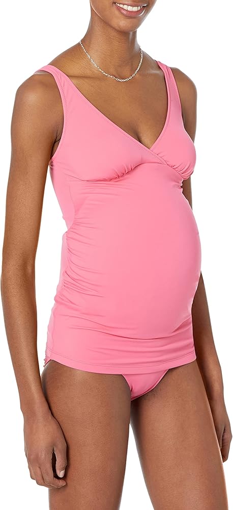 Amazon Essentials Women's Maternity Tankini Swim Top