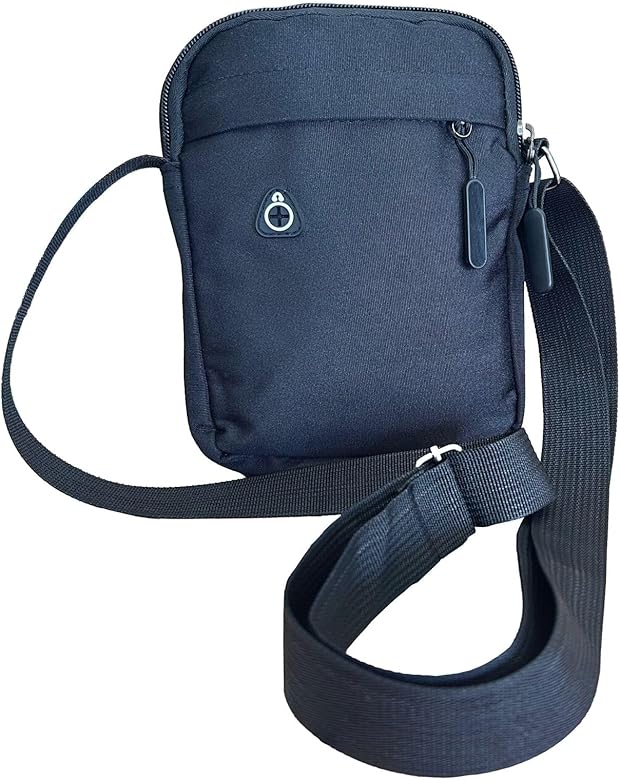 MESVA 22 Bandolera para hombre y mujer, bandolera casual, para viaje o trabajo, mochila pequeña practica y comoda