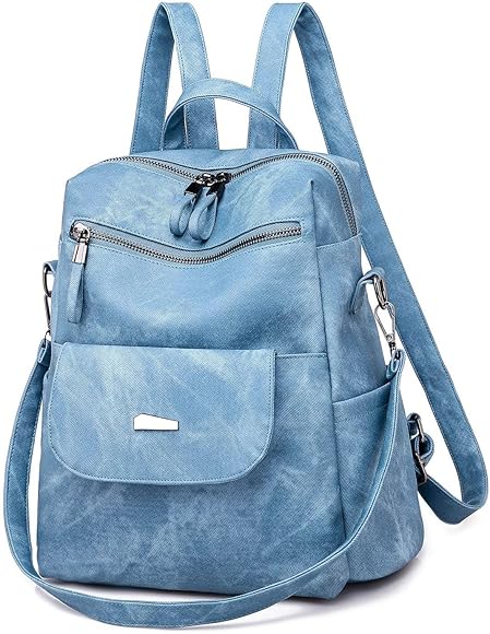 UBAYMAX Mochilas Mujer de Cuero PU,Mochila Casual de Moda,Bolso Mochila Monedero de Sintético,Bolsa de Hombro Escuela Viaje Compras Señoras,Moda Regalo para para Mujer