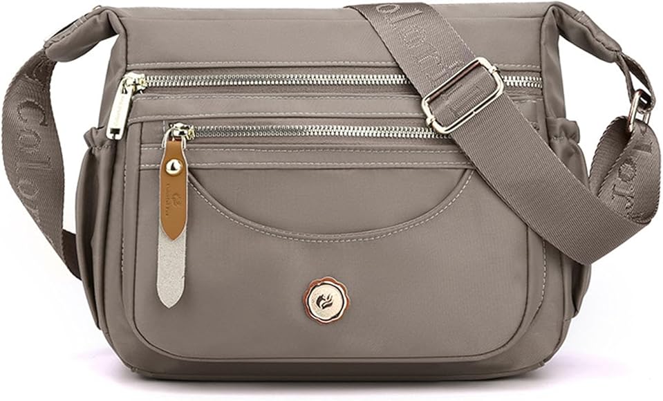 FANDARE Bolso Bandolera Mujer Bolso de Hombro Bolsos Bandolera Elegante Bolso de teléfono con Correa Ancha Ajustable Bolso Movil Bolso de Hombro Monederos Bandolera Bolsa de Honda Gris