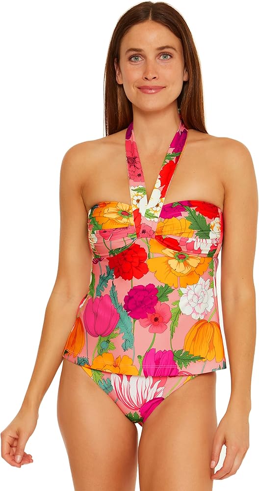 Trina Turk Women's Standard Sunny Bloom Convertible Tankini