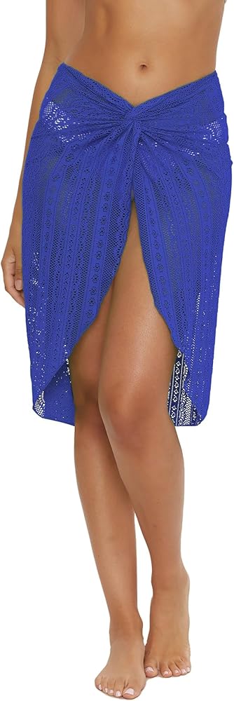 BECCA womens Color Play Multi Wrap Sarong, Casual, Beach Cover Ups for Women