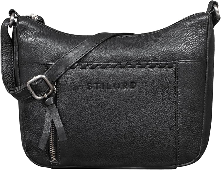 STILORD 'Nia' Mujer Bolso Hombro Pequeño Bolso de Mano Cuero Mujeres Bolsos Vintage Piel Bolso Bandolera Cartera Bolsos Bolso Tarde Cuero Genuino