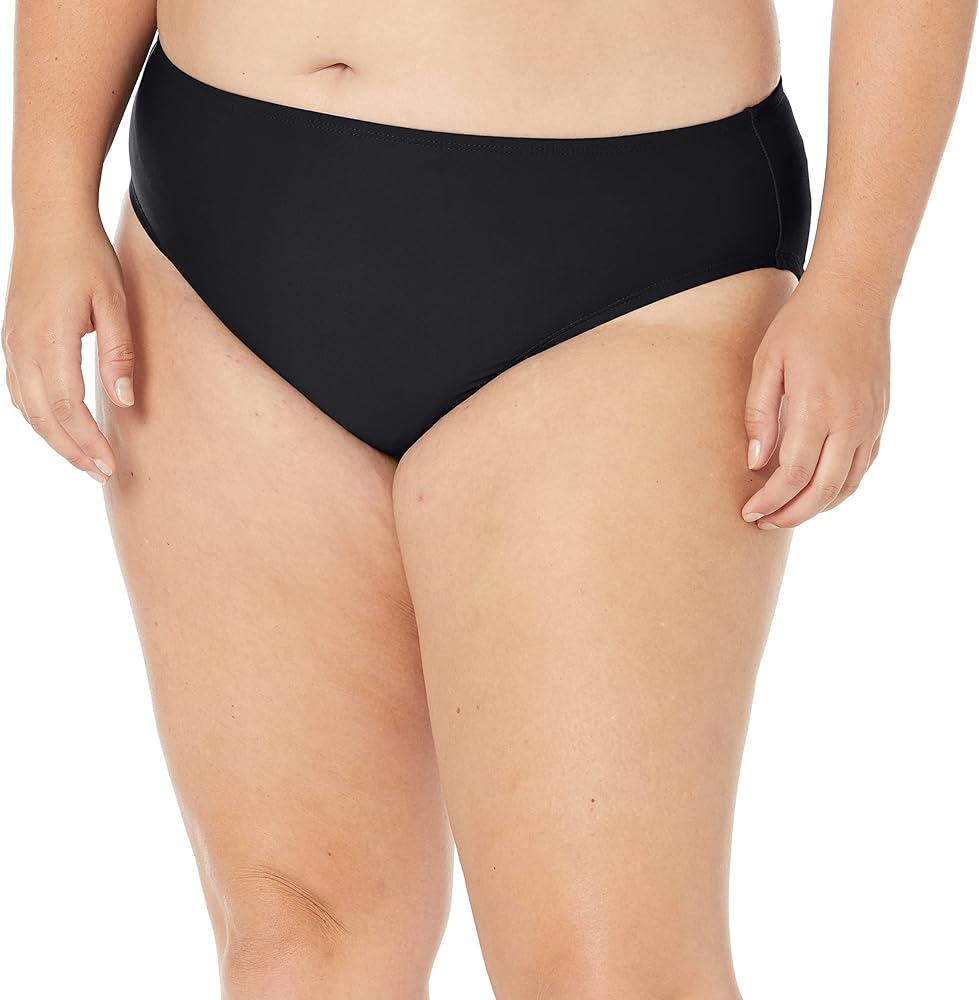 Catalina Women's Plus-Size High Waist Bikini Swim Bottom Swimsuit