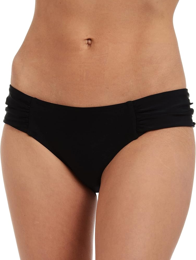 Cyn & Luca Women's Swim Bottom Bikini with Self Side Straps and Shirring