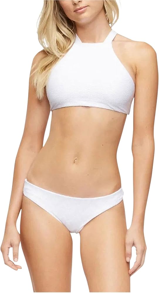 Tavik Women's Ali Mini Swim Bottom Textured Chevron White