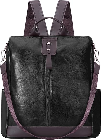 HUA ANGEL Elegant Mochila De Mujer PequeñA Casual Bolso Antirrobo Y Mochila 2 En 1 Impermeable Bolsa De Trabajo Piel Suave Ligera Para Viajera Compra Negocio