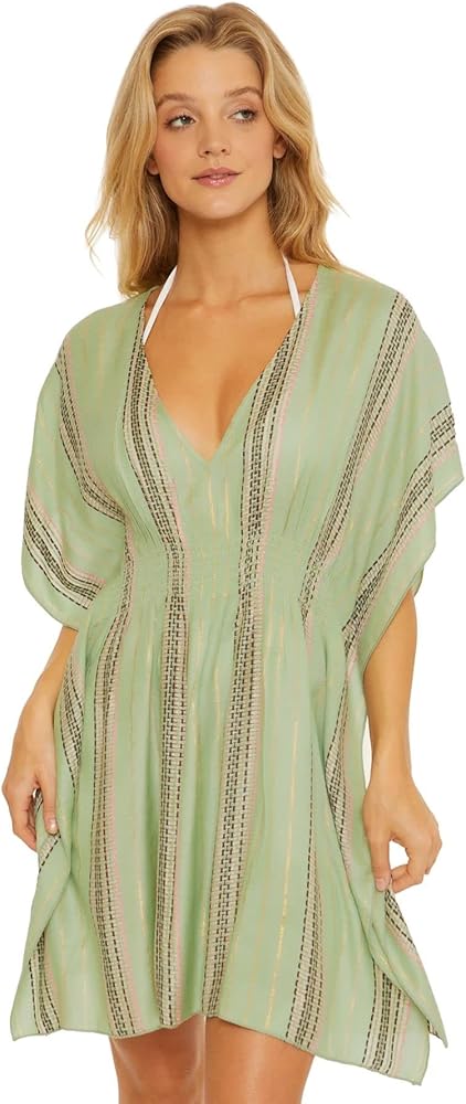 BECCA Radiance Woven Tunic, Casual, Beach Cover Ups for Women