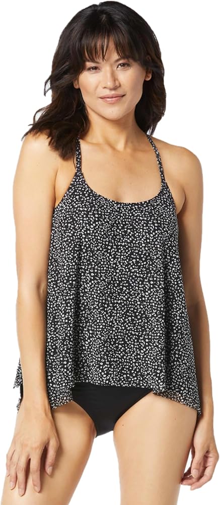 Coco Reef Current Bra Sized Mesh Layer Underwire Tankini Top — Women's Swim Suit Top