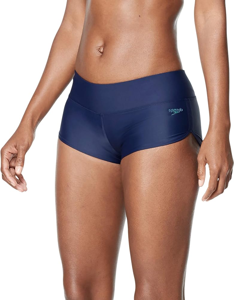 Speedo Women's Swimsuit Bottom Boyshort Length