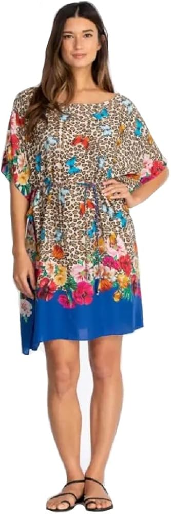 Johnny Was Fleur Kaftan Dress with Braided Tie - CSW5622-F (Small, Multi)