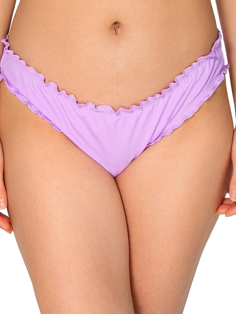 Smart & Sexy Women's Swim Secret Ruffled and Ruched Back Bikini Bottom