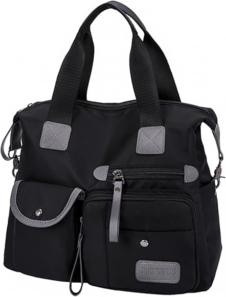 Bolso de tela Oxford,Bolso de hombro impermeable,Bolso de gran capacidad con correa de hombro desmontable,Multiusos