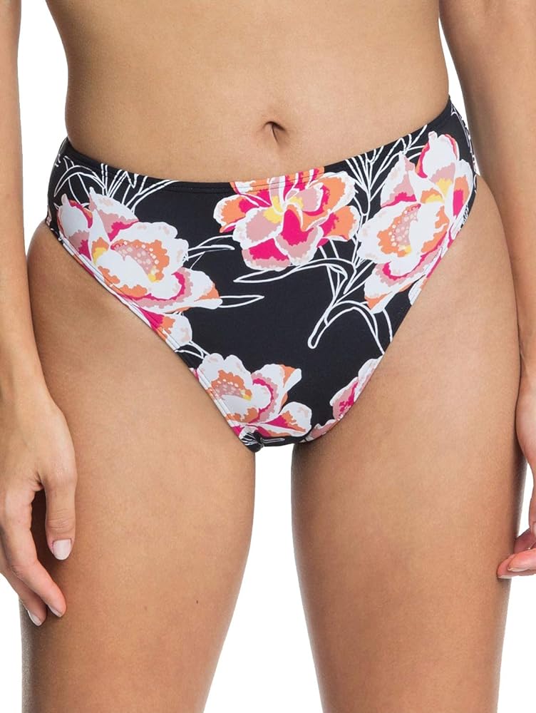 Roxy Women's Printed Beach Classics High Leg Waisted Bikini Bottom