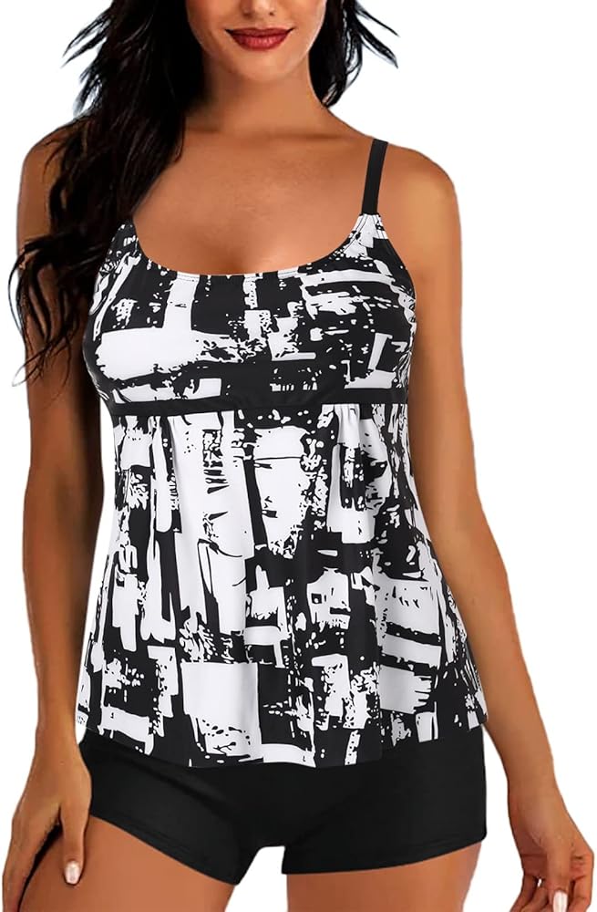 swim suits for women 2024 camo tankini fashion tankini ladies tankini tops print tankini swimsuit