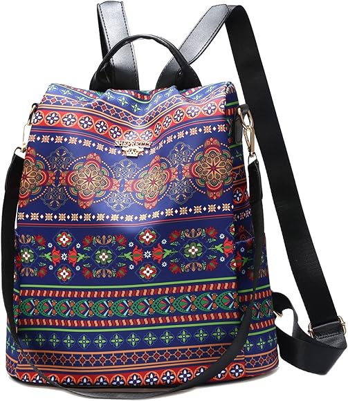 shepretty Mochila antirrobo Impermeable para Mujer viajar