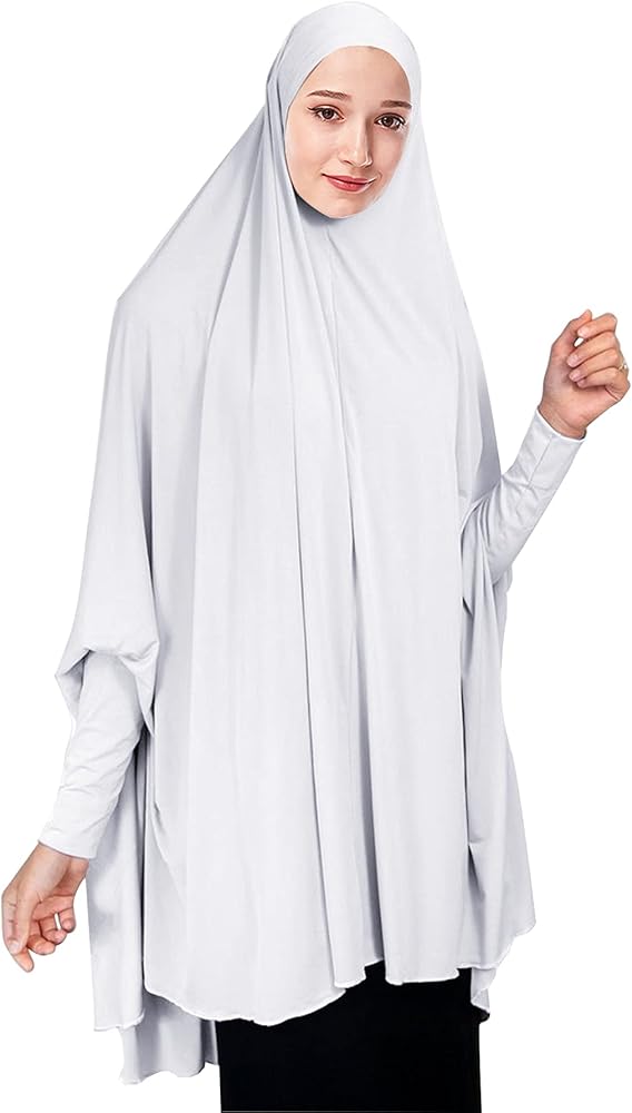 Women Muslim Hijab Cover Islamic Khimar Long Salah Clothes Prayer Hijab