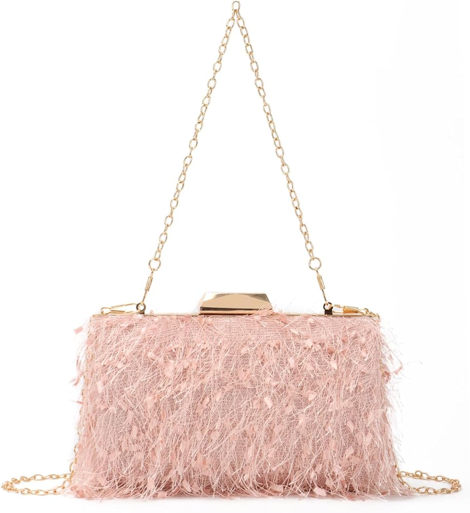 LHHMZ Bolso de Mujer Elegante con Borla Elegante Bolso de Hombro Bolsa de Boda Bolsa de Regalo de San Valentín