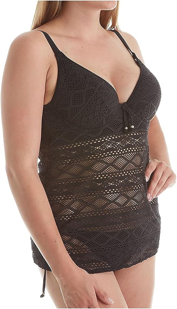 Freya Women's Standard Sundance Underwire Padded Tankini Black