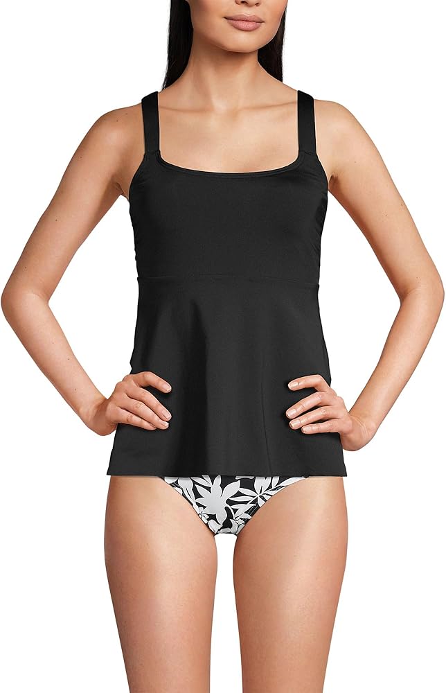 Lands' End Women's Flutter Tankini Top