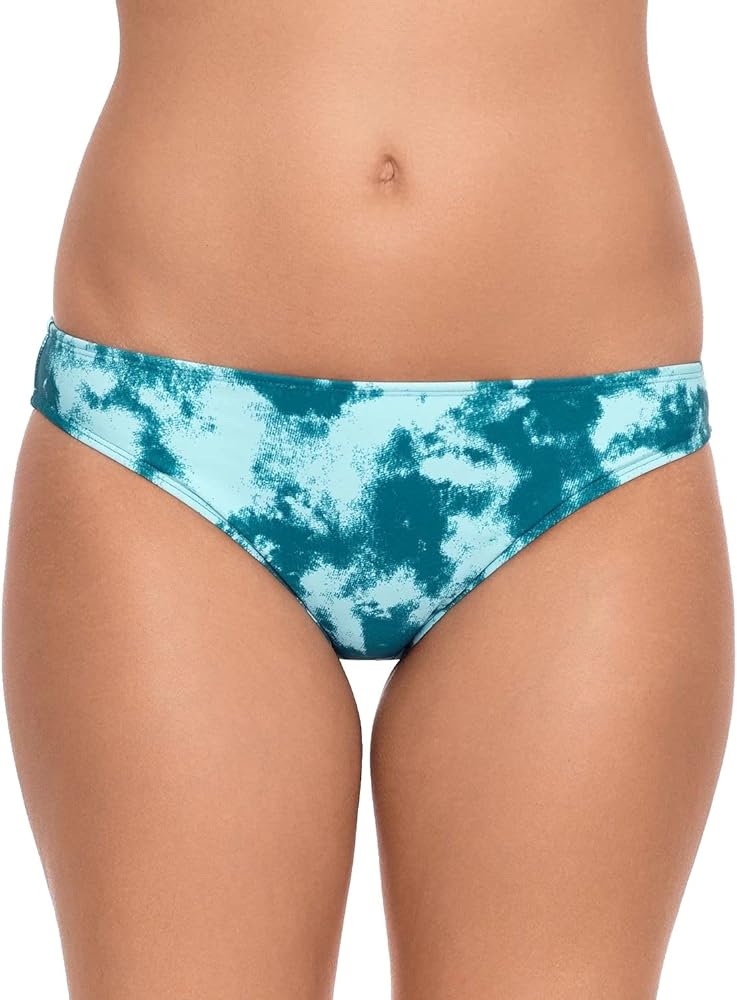 Women's Swimwear Tie Dye Hipster Bikini Bottom Blue XS