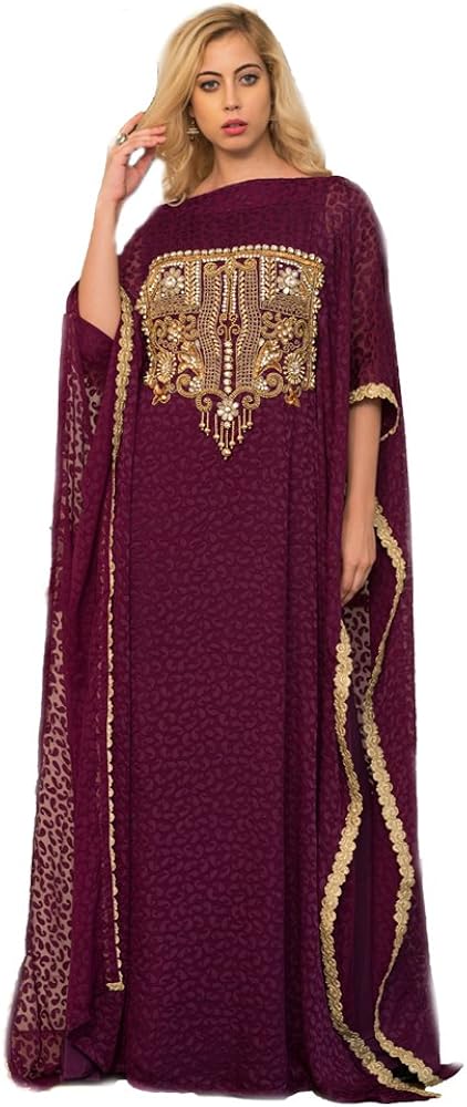 Women's Arabic Size Style Hand Size Made Kaftan