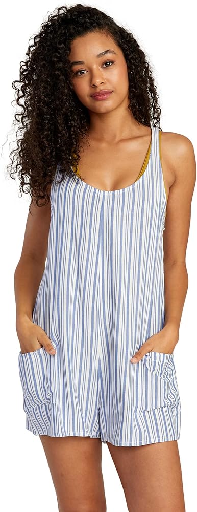 RVCA Women's Standard Marina Romper Coverup