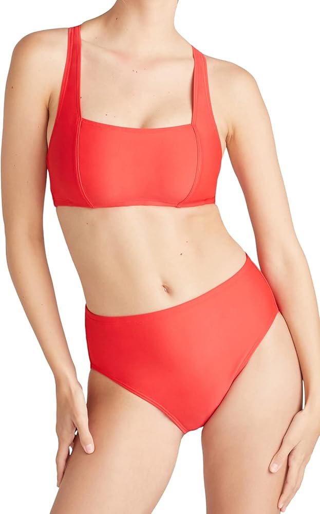 Yummie Women's Standard Gaia High Waist Swimsuit Bikini Bottom