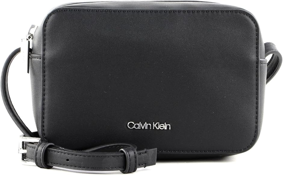 Calvin Klein Mujer Bolso Bandolera Ck Must Camera Bag Pequeño, Negro (Ck Black), Talla Única