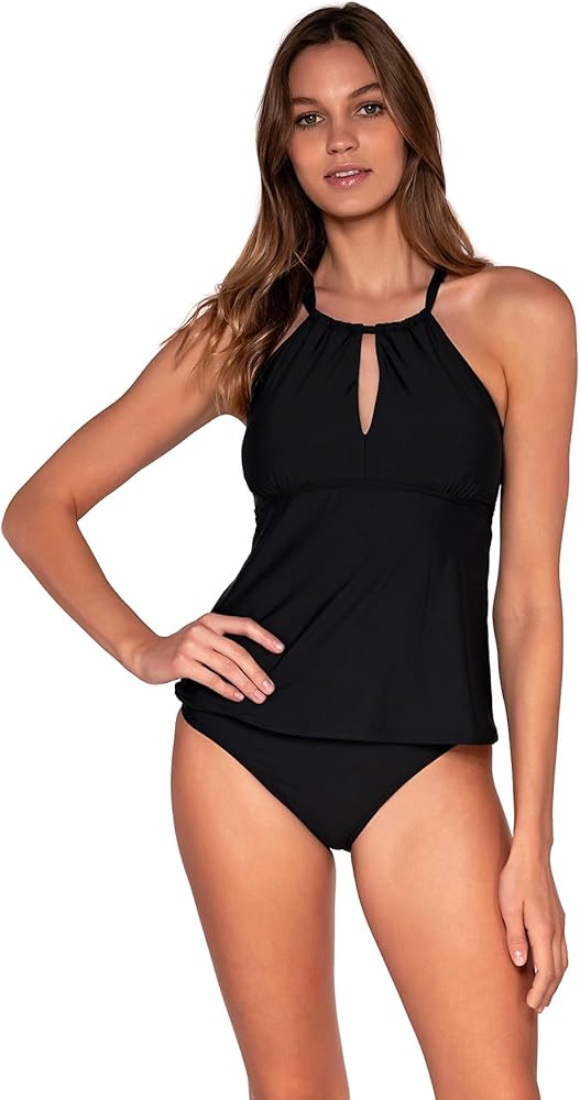 Sunsets Women's Standard Mia Tankini Swimsuit Top with Convertible Neckline