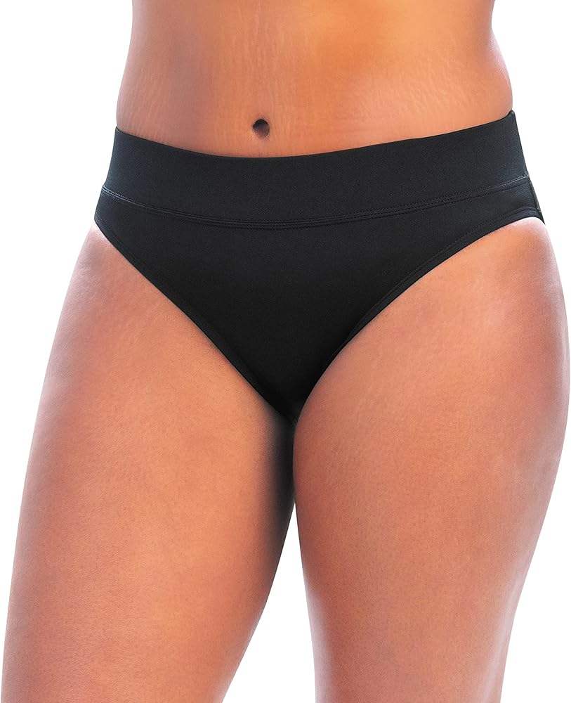 Dolfin Women's Solid Moderate Cut Brief