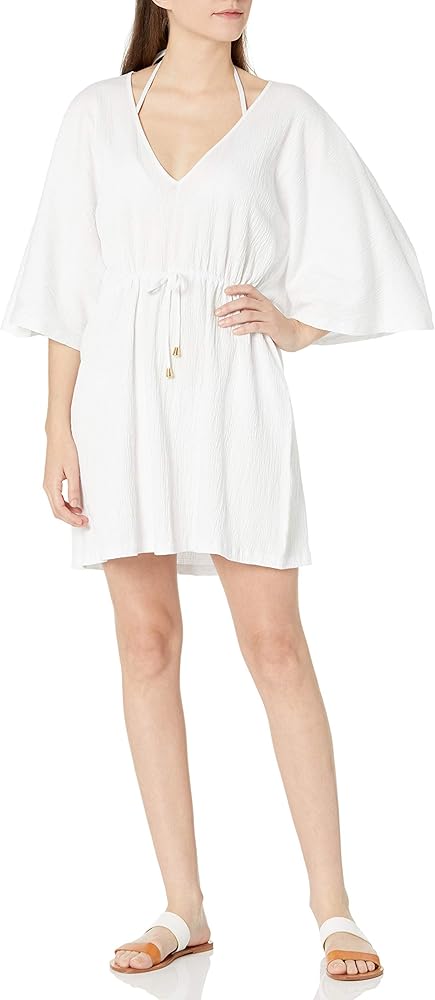 Maxine Of Hollywood Women's Kimono Tunic Swim Cover Up