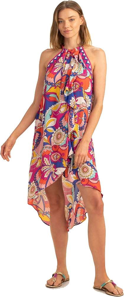 Trina Turk Sevilla Maxi Cover Up Dress (M)