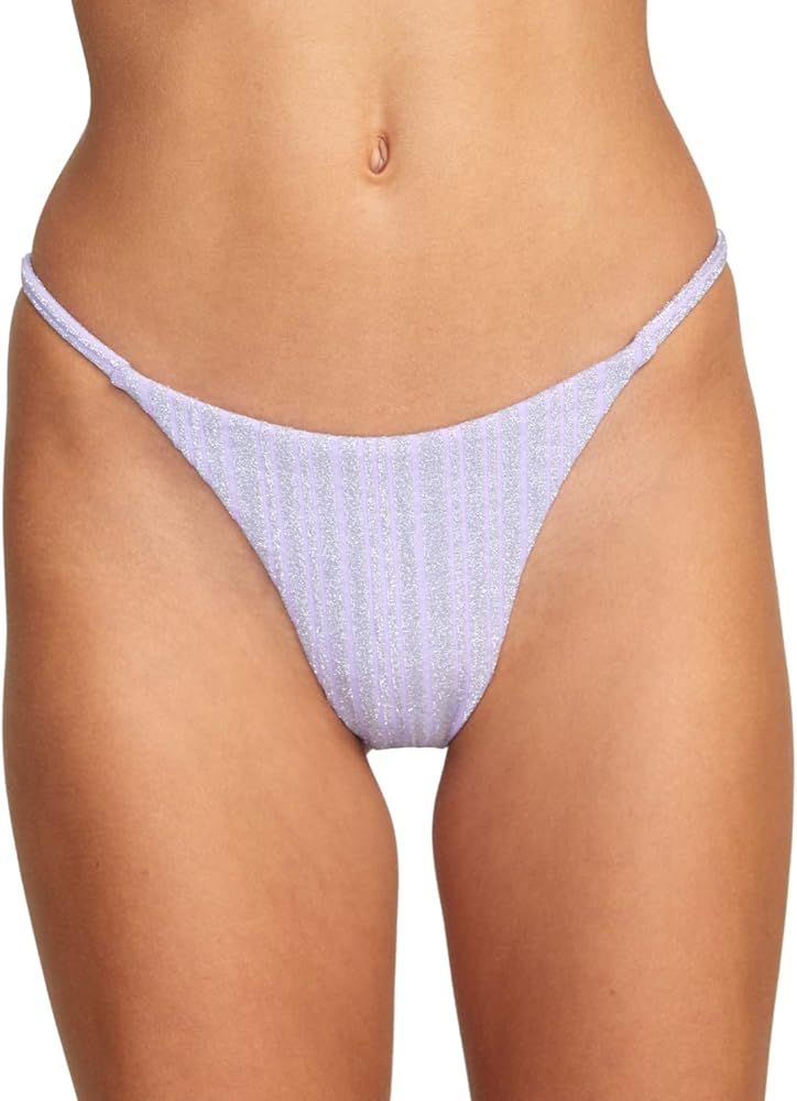 RVCA Women's High Rise French Cut Bikini Bottoms