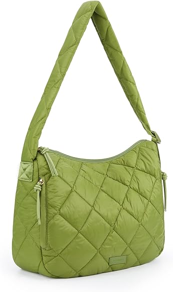 Missnine Bolso acolchado para mujer con correa ajustable, bolso de hombro, bolso de hombro grande, bolso bandolera, bolso de hombro