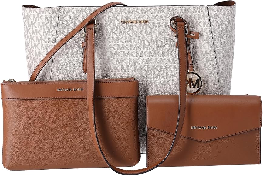 Michael Kors Charlotte Bolso bandolera grande 3 en 1 de piel