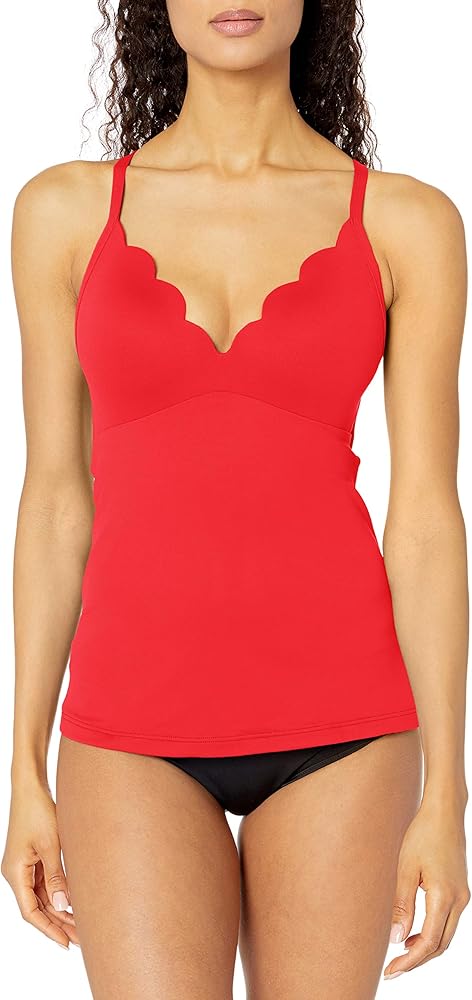 Seafolly Women's Petal Edge Dd Cup Tankini Swimsuit Top