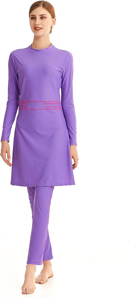 Muslim Swimsuit for Women and Girls Islamic Swimwear Modesty Hijab Burkini Beachwear Tankini