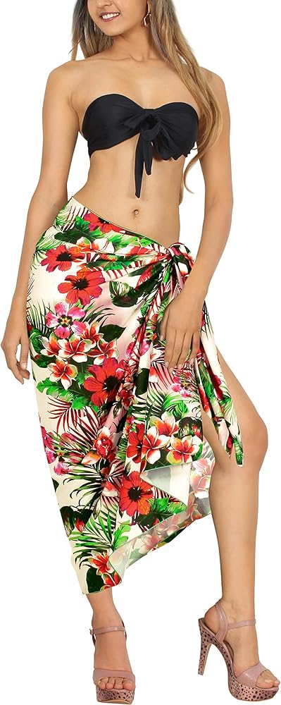 HAPPY BAY Women's Sarong Wrap Cover ups Bikini