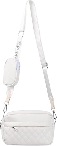 volumoon BolsoBandolera Mujer Pequeño, Bolso Mujer Piel Sintética, Bandolera Mujer con Bandolera Ancha Ajustable y Monedero, Crossbody Bolso Mujer, Bolso de Hombro para Mujer, Señoras